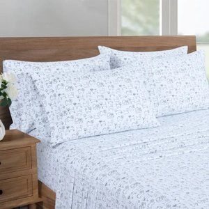 South Point Home Fashions Microfiber 6-Piece King Sheet Set, NWT